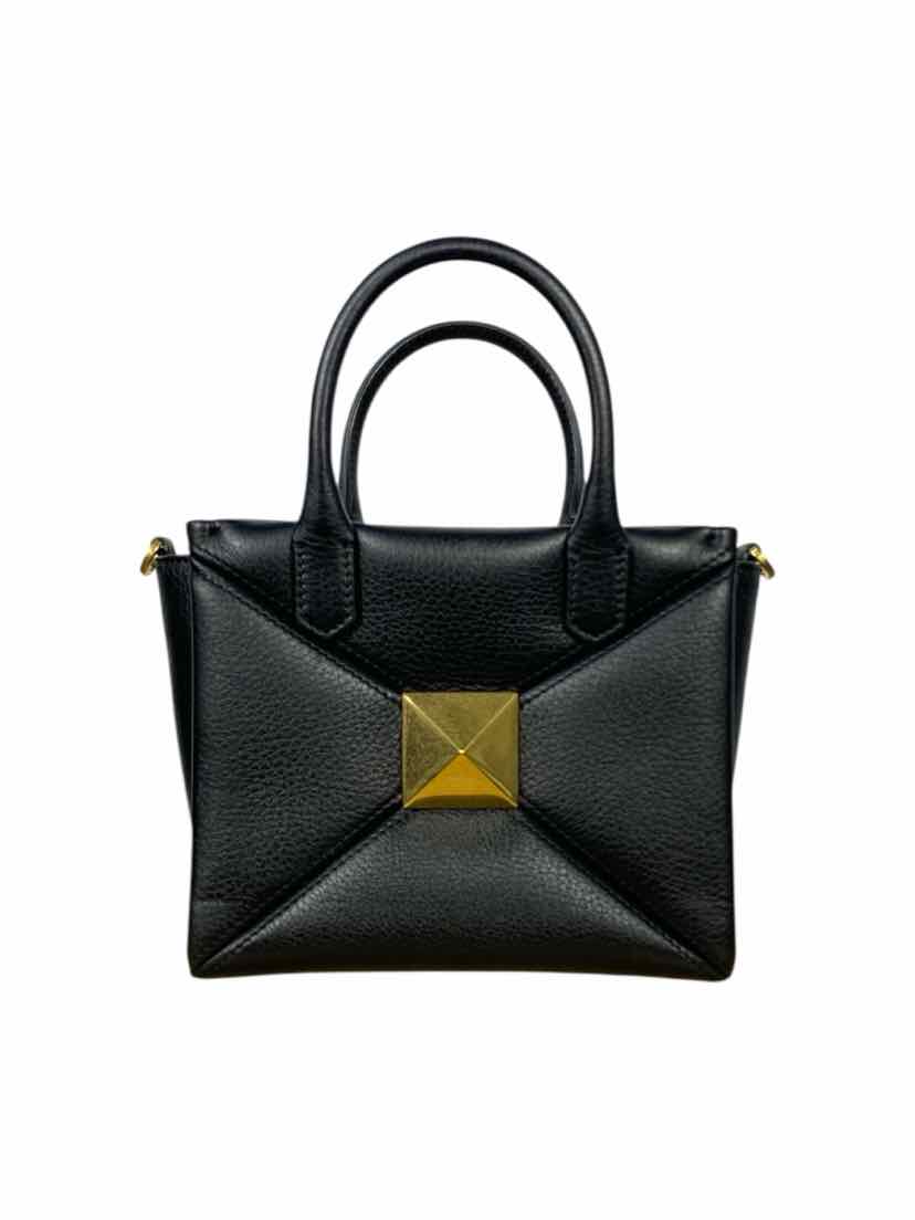 Valentino One Stud Small Leather Top Handle Bag