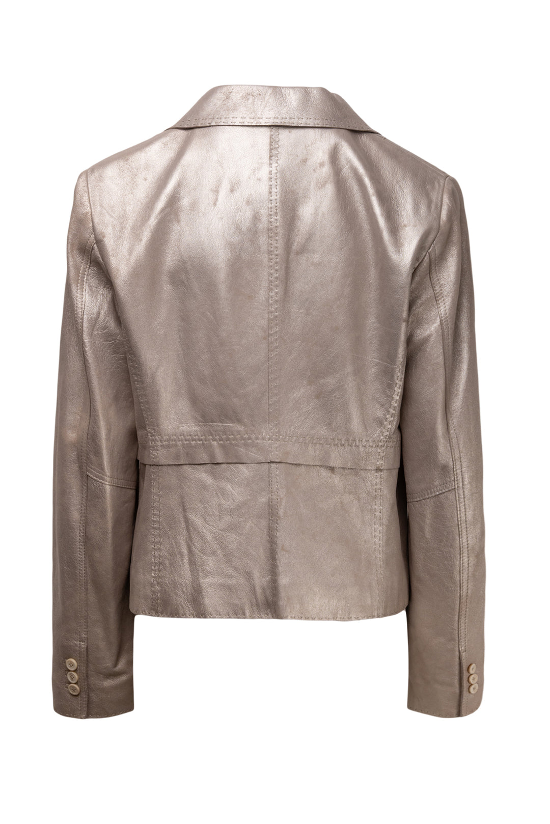 Elie Tahari Size XL Leather Blazer