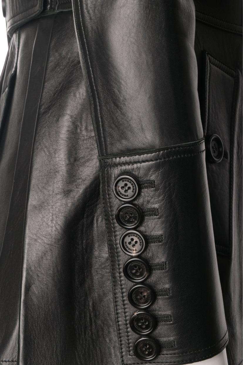 Burberry Prorsum Size 40 Lamb Leather Coat