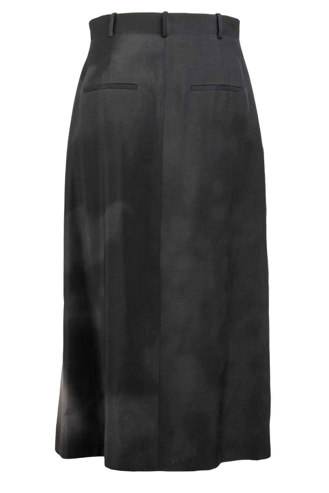 Dior Size 4 Eiffel Tower Wool Midi Skirt
