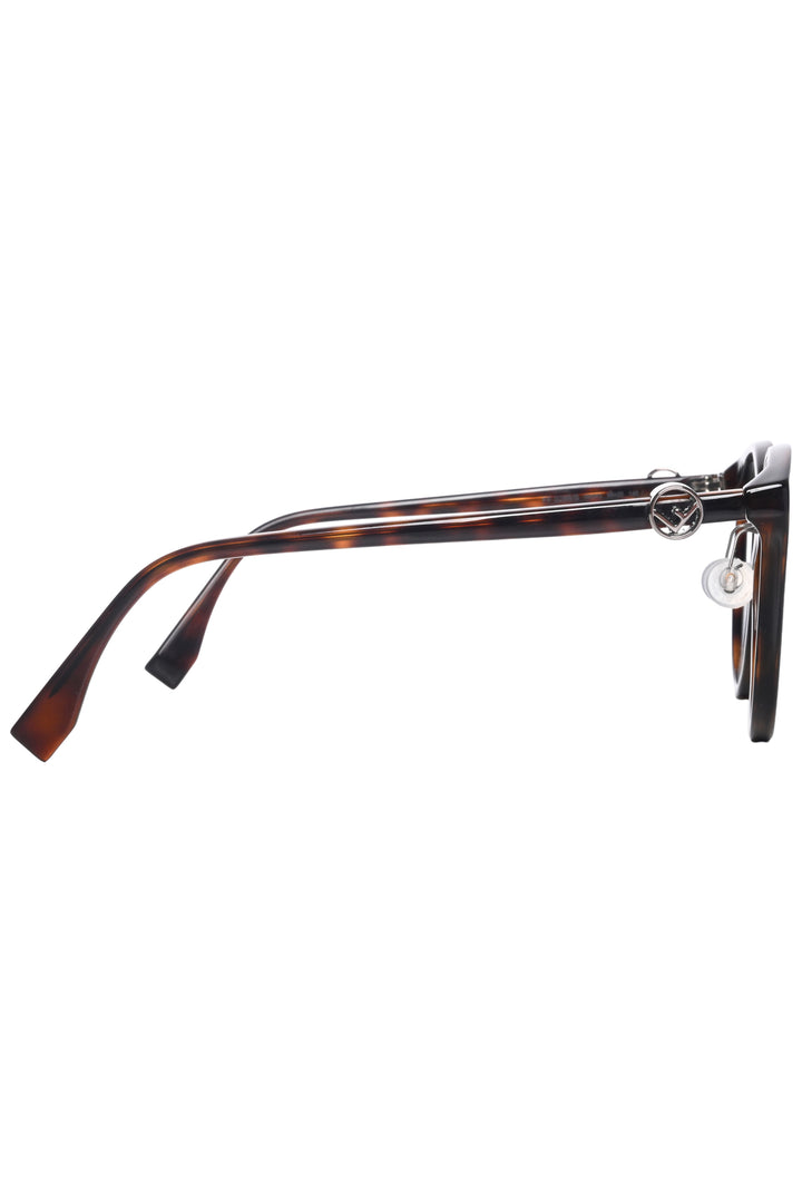 Fendi F Logo Oval Sunglasses
