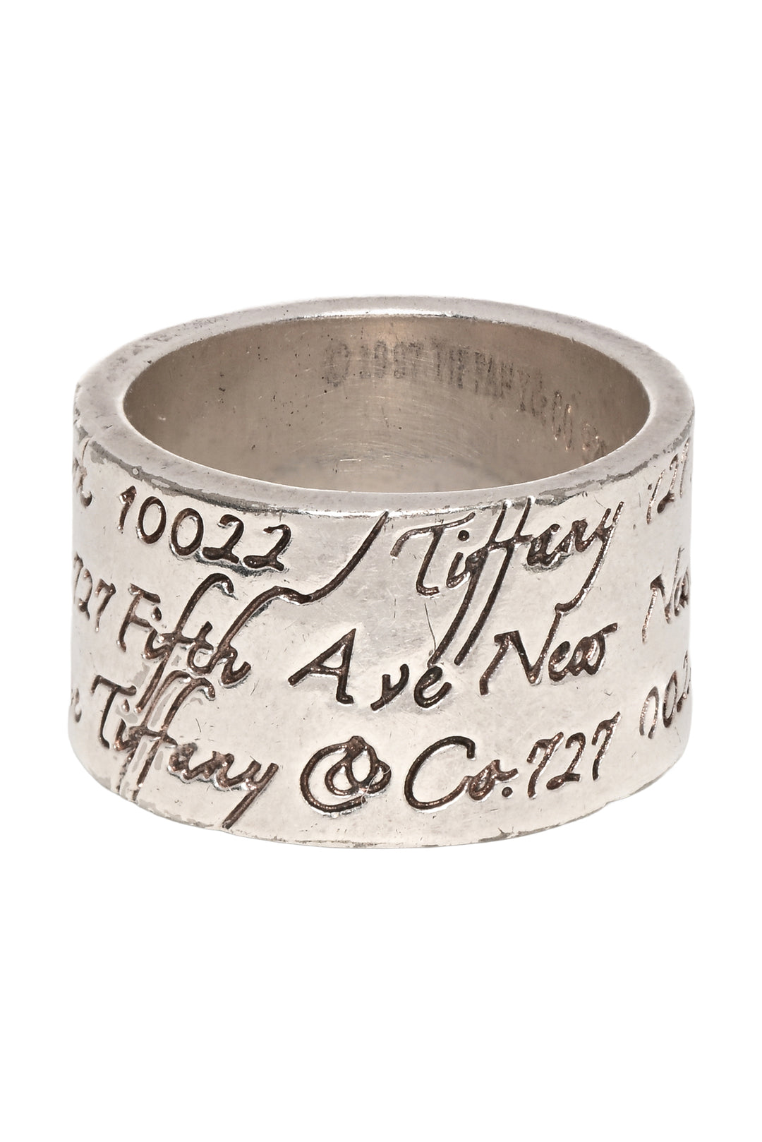 Tiffany & Co Size 6.5 Notes Wide Band Ring