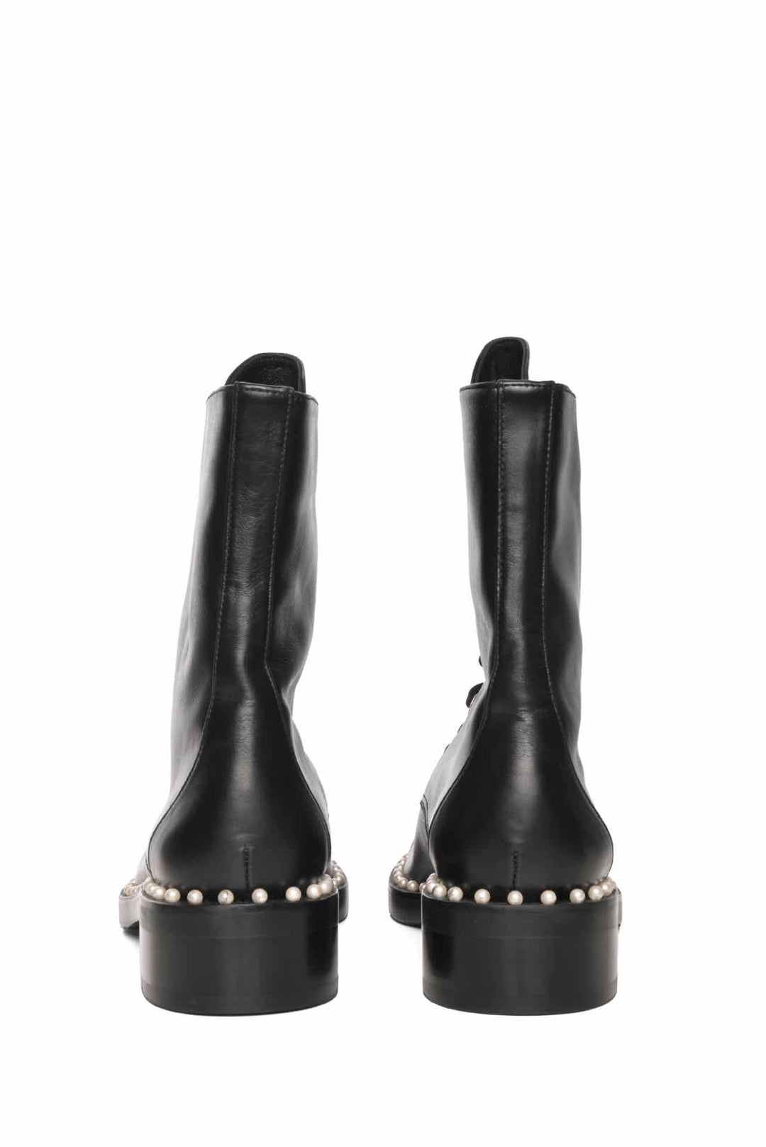 Stuart Weitzman Size 5 Sondra Faux Pearl Bootie