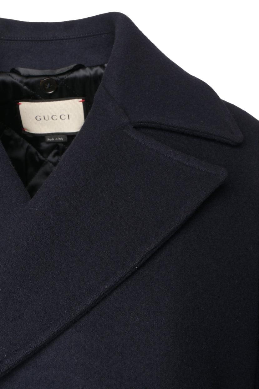 Gucci Size 46 Men's 2016 Double Breasted Wool  Coat