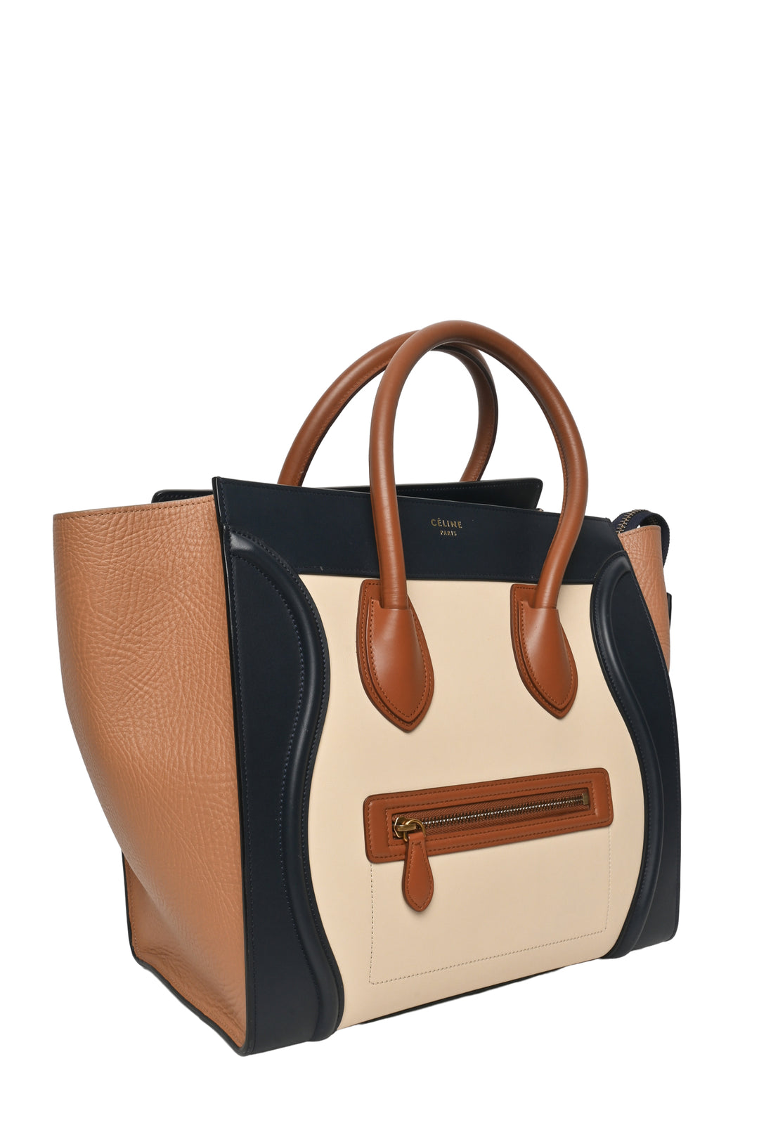 Celine 2015 Tricolour Mini Luggage Tote
