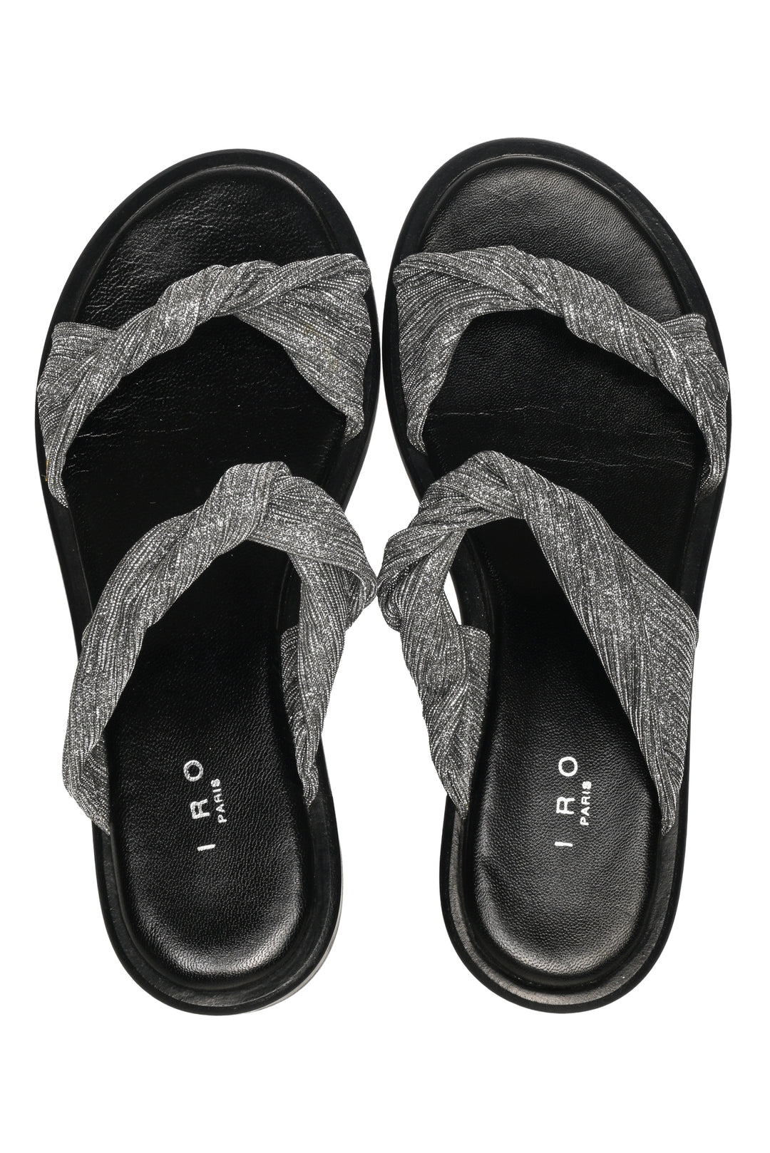 Iro Size 39 Twist Glitter Sandals