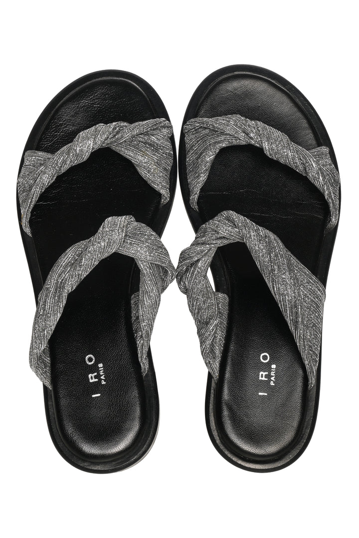Iro Size 39 Twist Glitter Sandals
