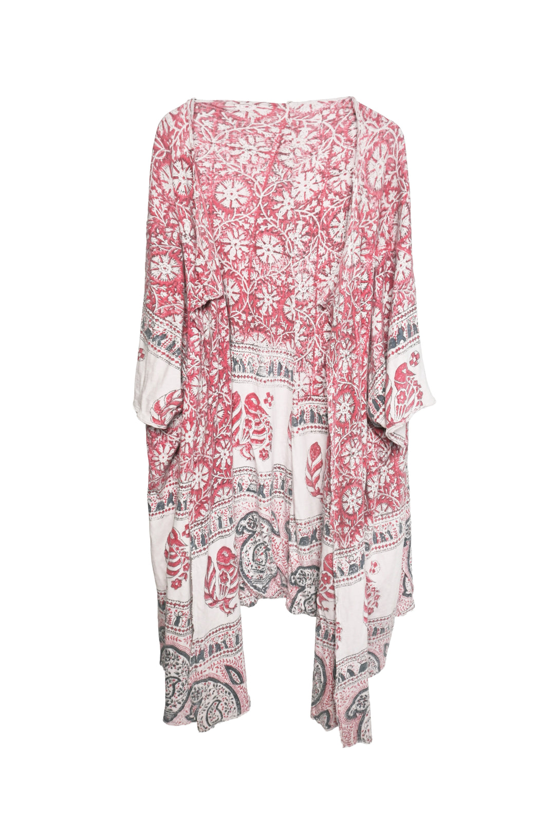 Magnolia Pearl Size OS Patchwork Dragon Daigo Kimono