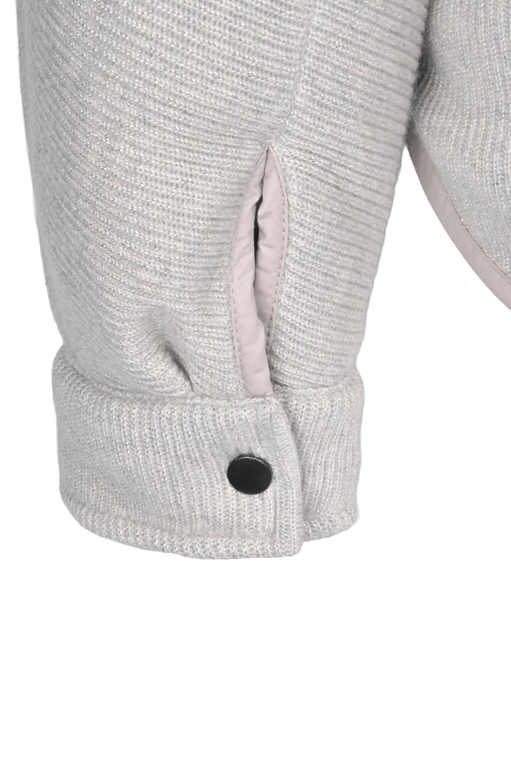 Brunello Cucinelli Size 40 Cashmere-Blend Padded Zip-Up Hooded Jacket