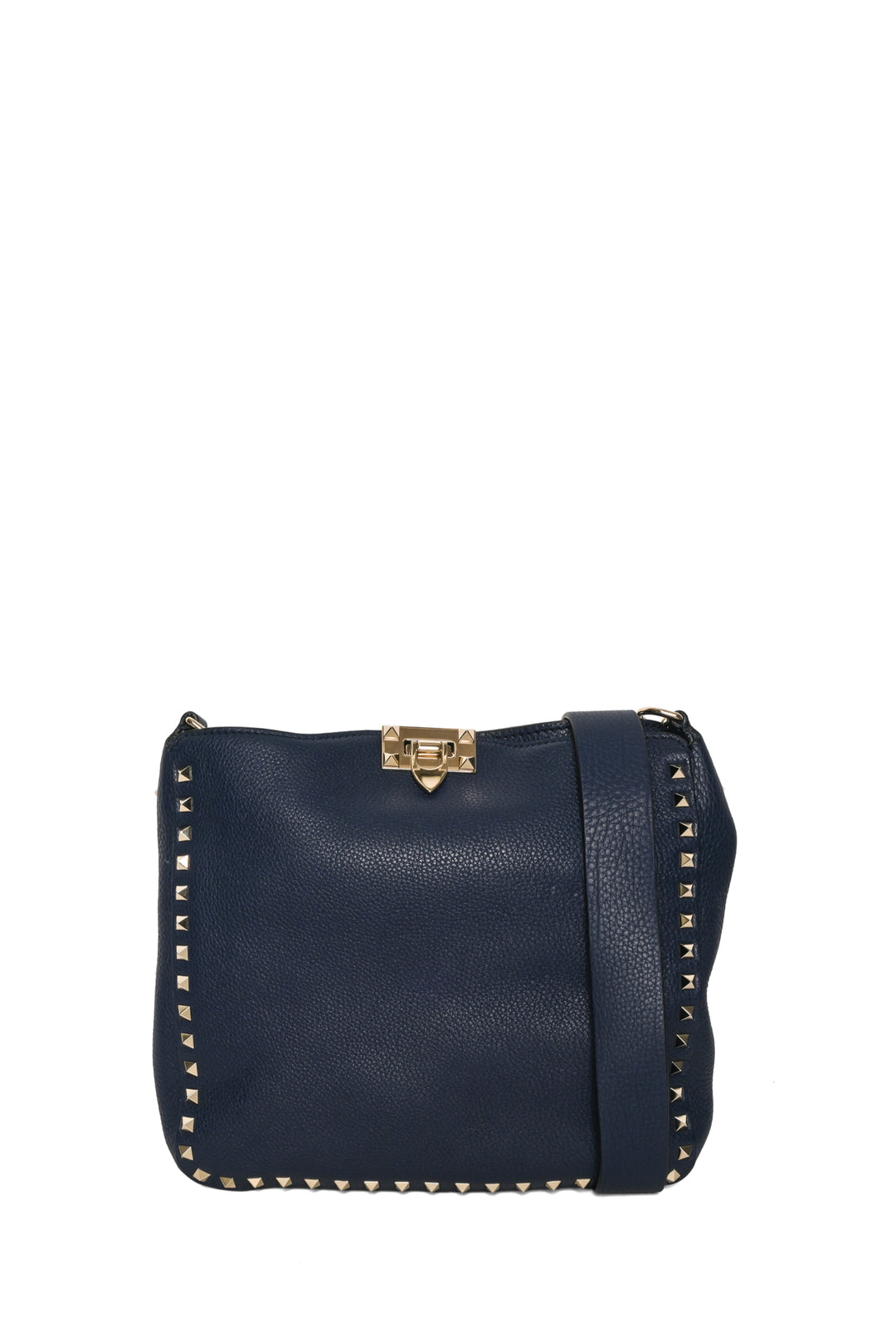 Valentino Rockstud Flip-Lock Messenger Bag