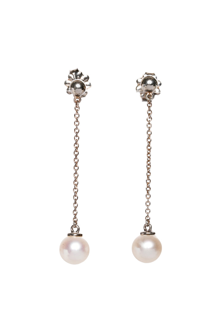 Tiffany & Co Pearl Drop Earrings