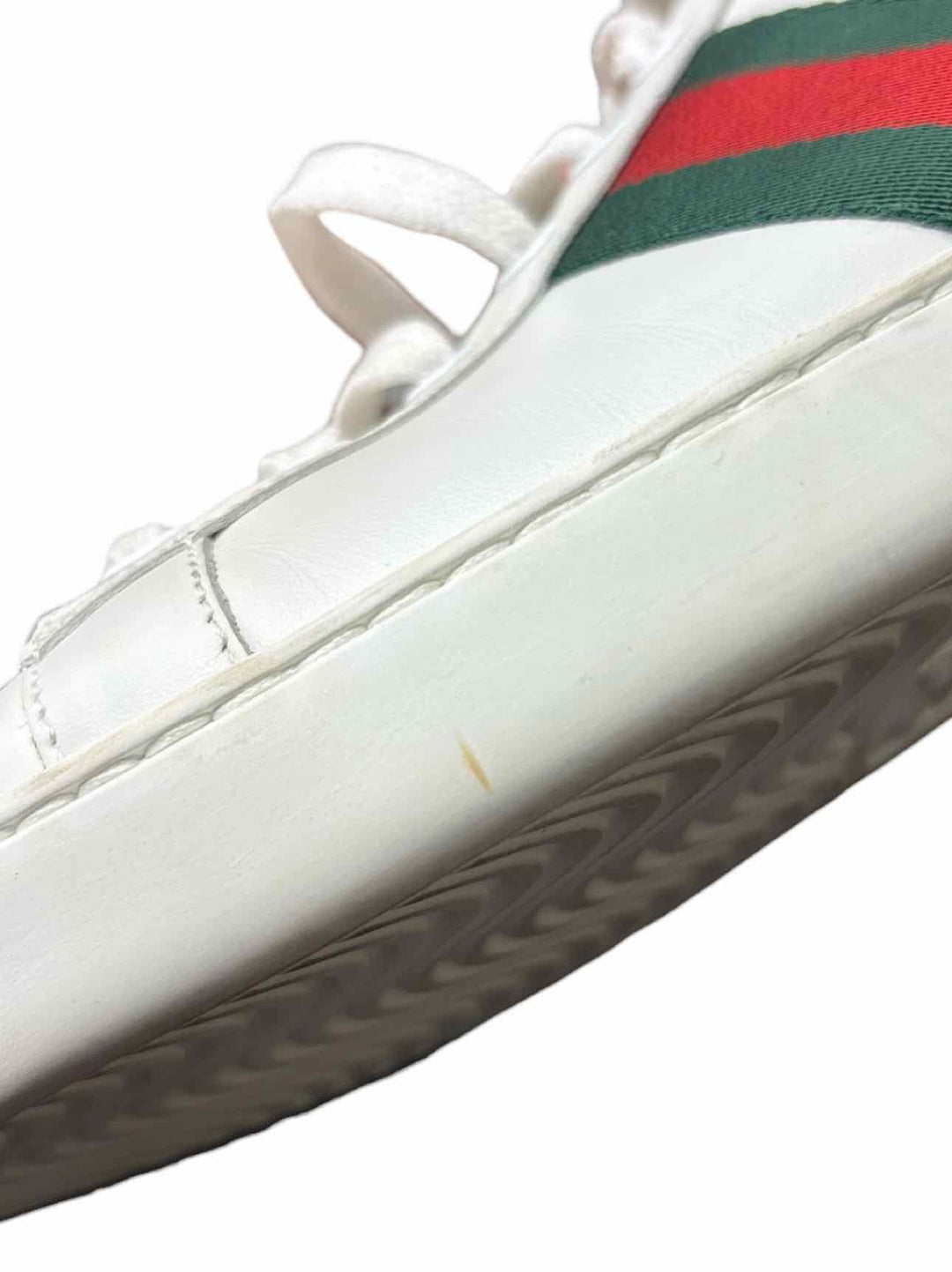 Gucci Size 39.5 Ace Leather Sneaker