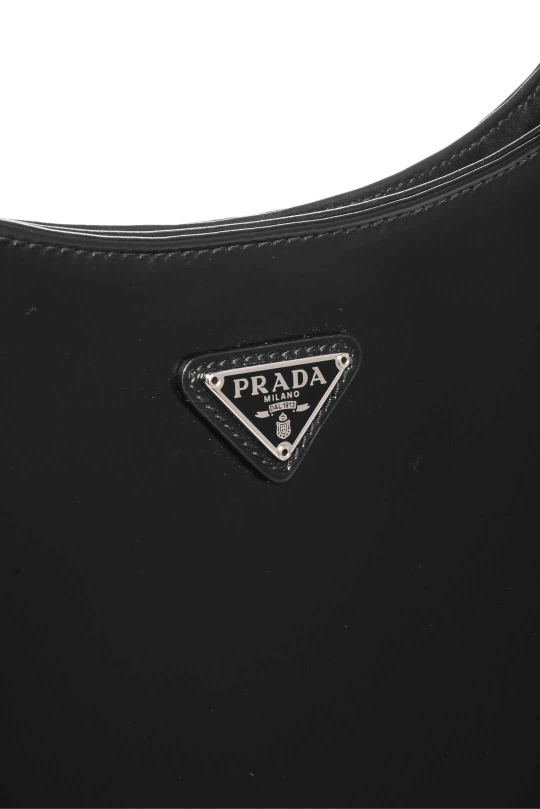 Prada Cleo Brushed Leather Shoulder Bag