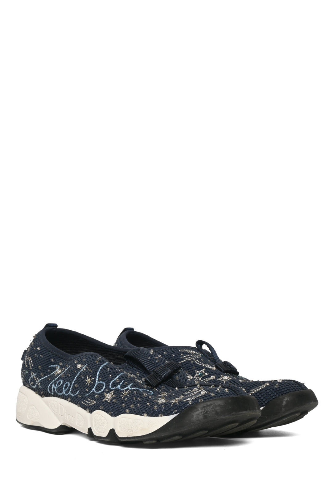 Dior Size 35 'I Feel Blue' Fusion Slip On Sneaker