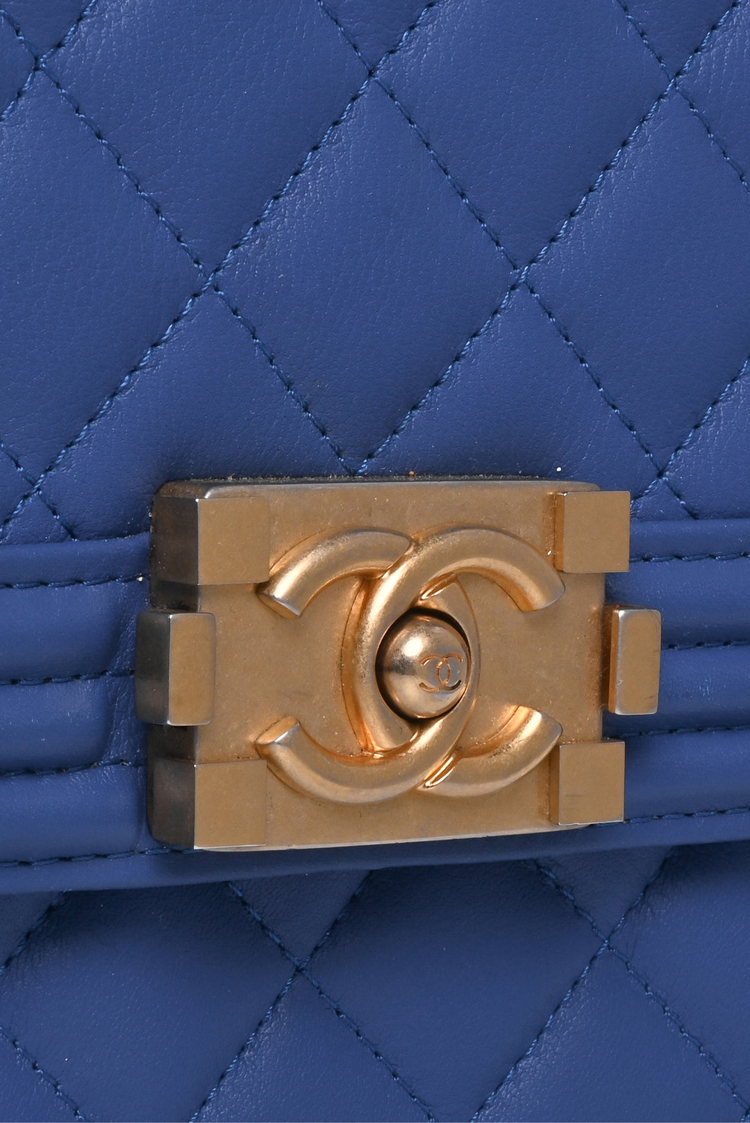 Chanel 2019 Quilted North South Boy Flap Shoulder Bag