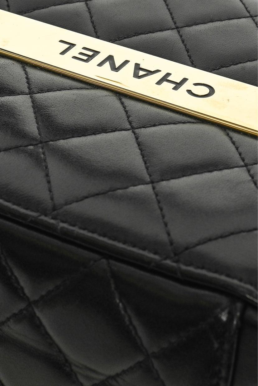 Chanel 2017-2018 Quilted Lambskin Trendy Top Handle Vanity Pouch