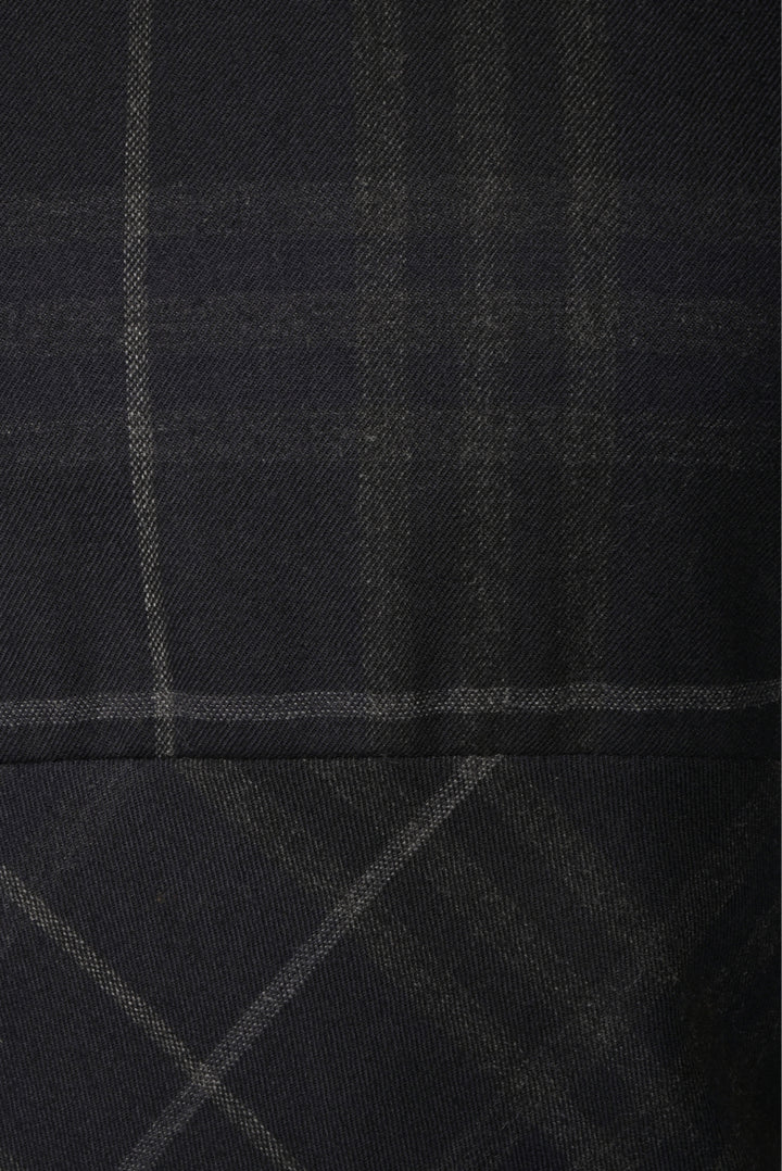 Burberry London Size 8 Short Sleeve Plaid Wool Dress