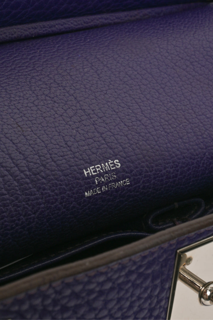 Hermes 2010 Clemence Leather Jypsiere 28 Crossbody