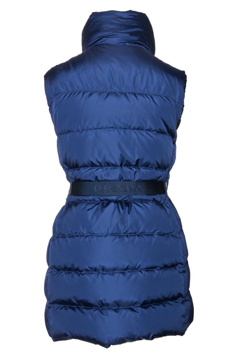 Prada Size 40 2012 Belted Down Vest