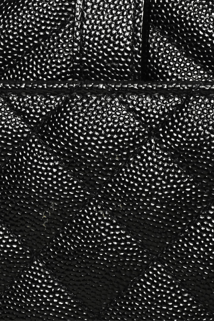 Saint Laurent 2019 Medium Quilted Grain De Poudre Leather Envelope Shoulder Bag