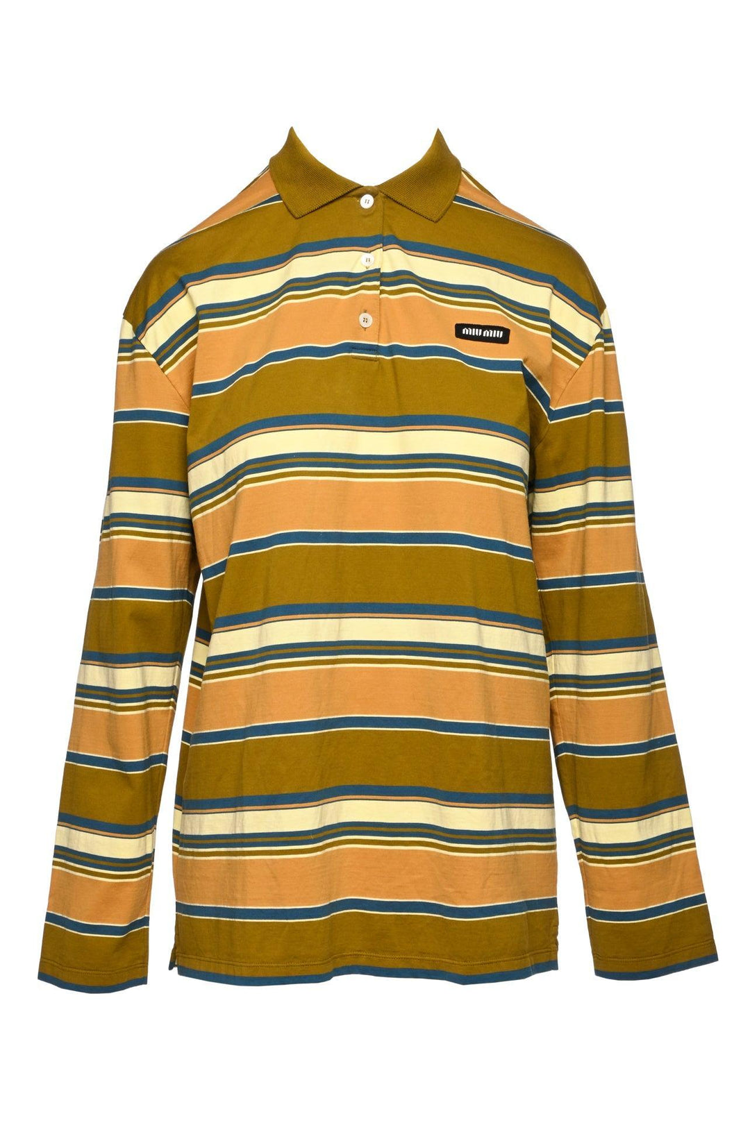 Miu Miu Size XS 2023 Cotton Jersey Polo Shirt