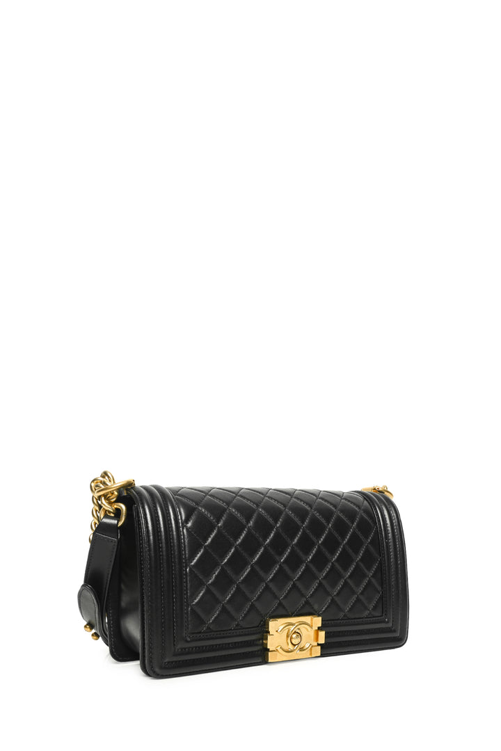 Chanel 2015-2016 Medium Quilted Boy Bag