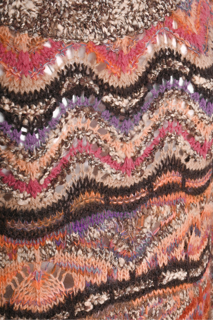 Missoni Size 42 Vintage Zig Zag Sweater