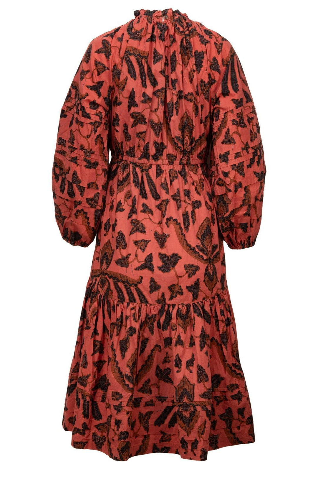 Ulla Johnson Size 2 Ambre Long Sleeve Poplin Midi Dress