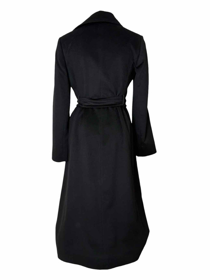 Mallia Size 4 Cashmere Full Length Belted Coat
