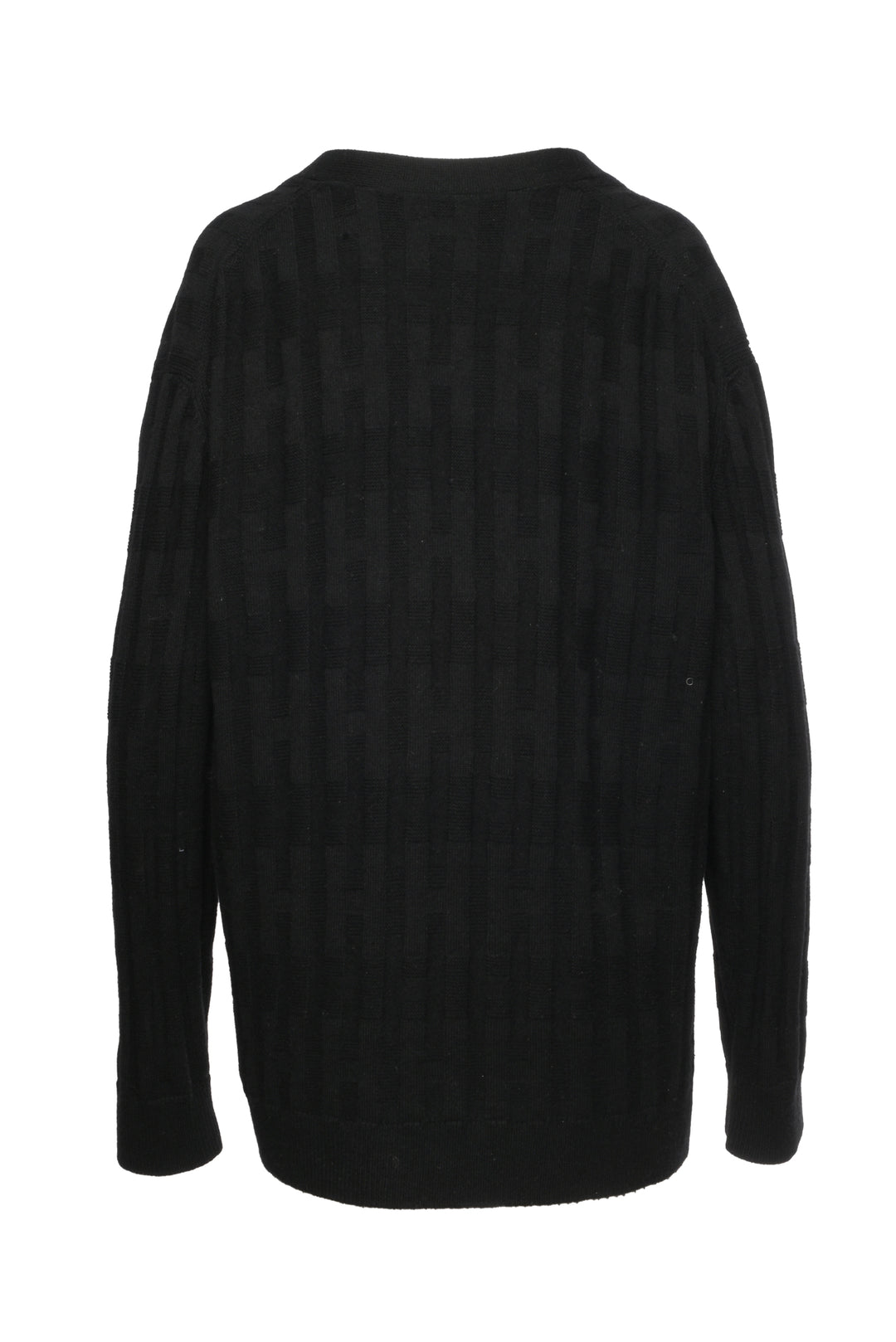 Hermes Size 38 H Logo Knit Wool Cardigan