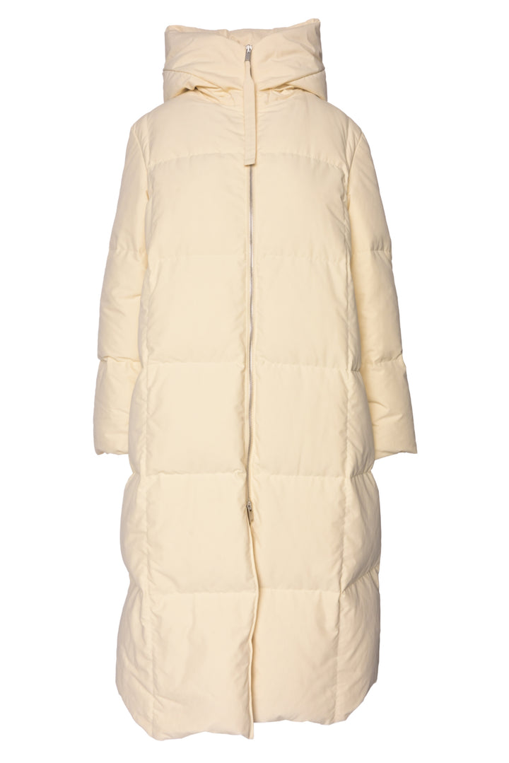 Jil Sander Size 34 Quilted Hooded Down Coat