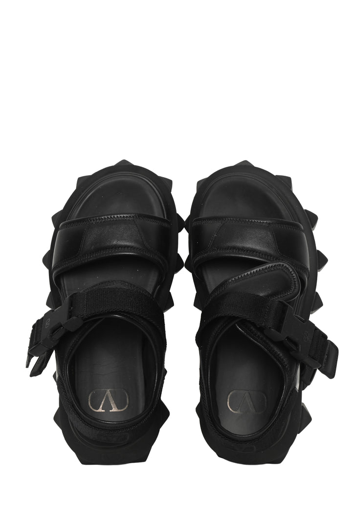Valentino Size 37 Chunky Rockstud Sandals