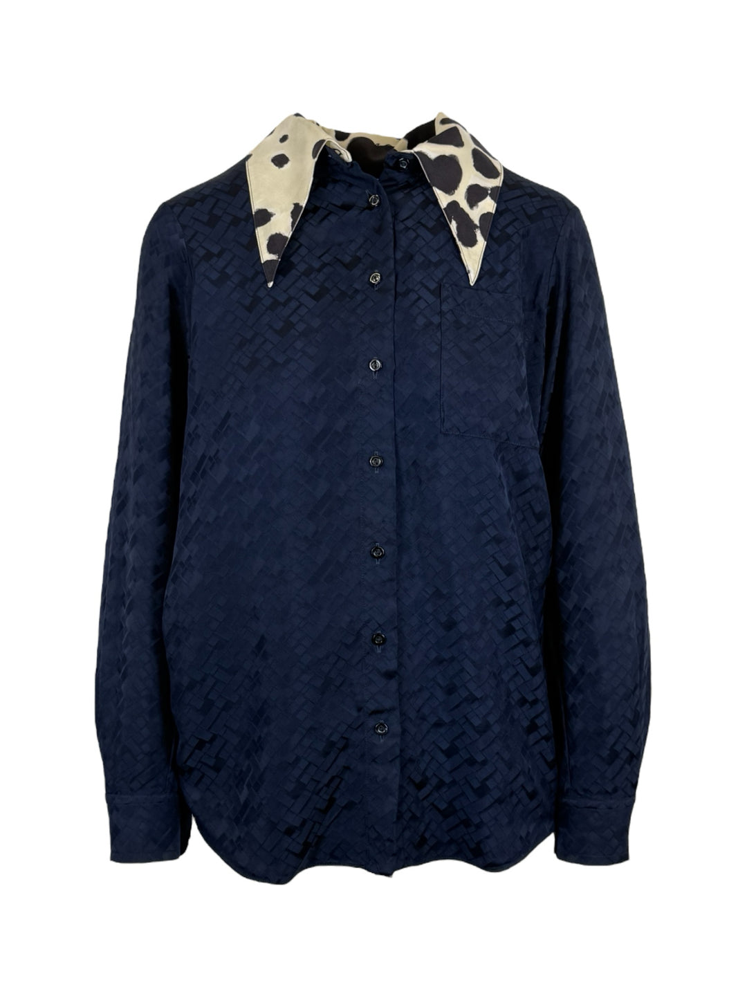 Marni Size 36 Oversized Collar Blouse