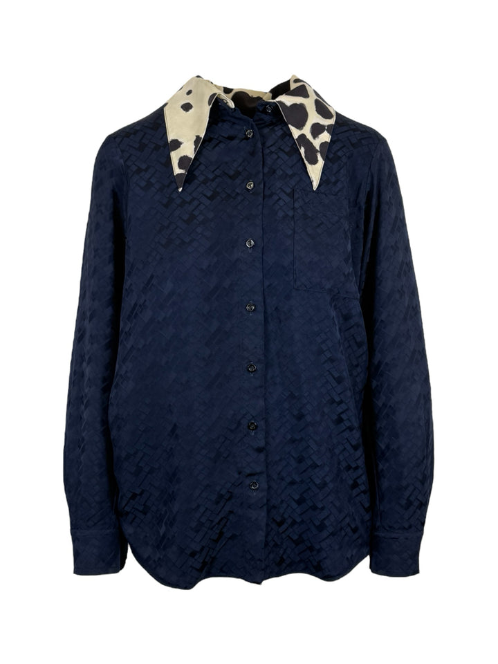 Marni Size 36 Oversized Collar Blouse