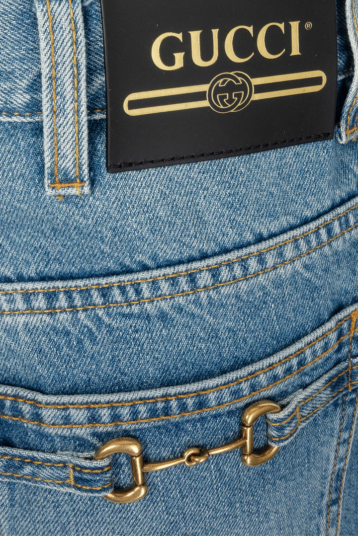 Gucci Size 29 Men's Horsebit Back Pocket Jeans