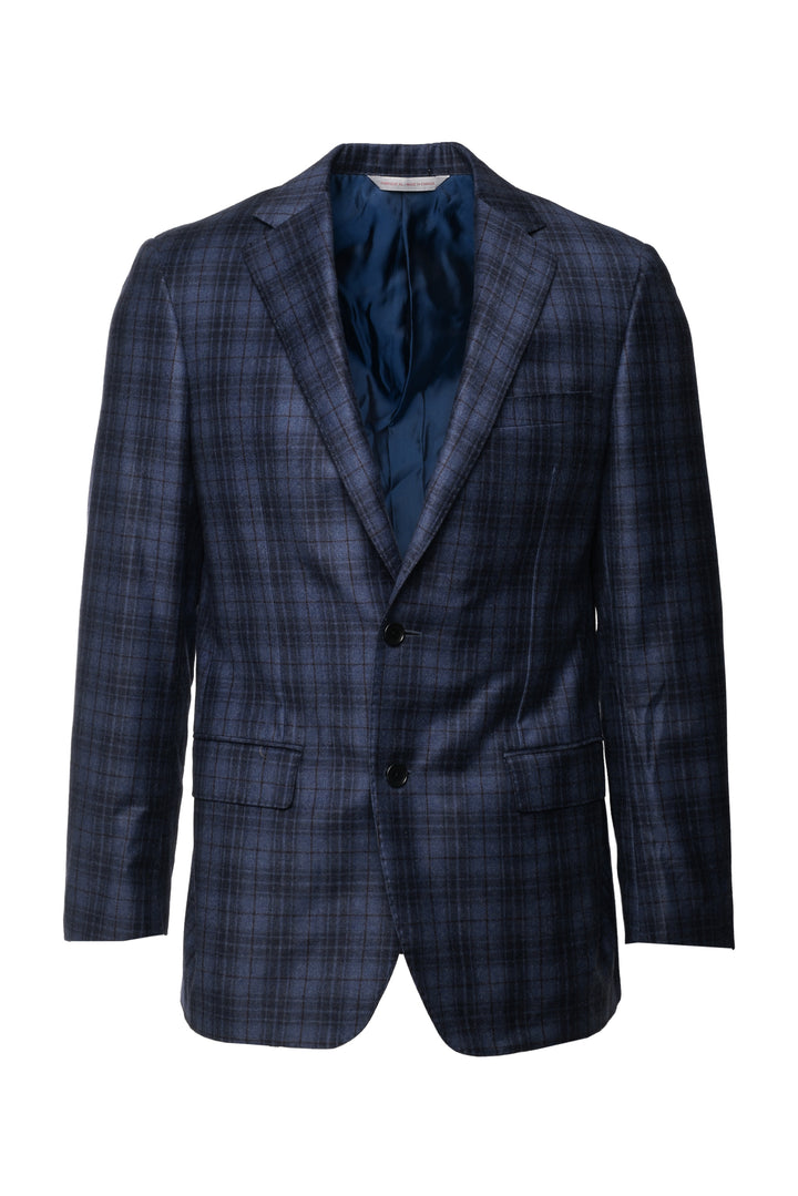 Samuelsohn Size 40 Men's Checked Wool Sport Blazer