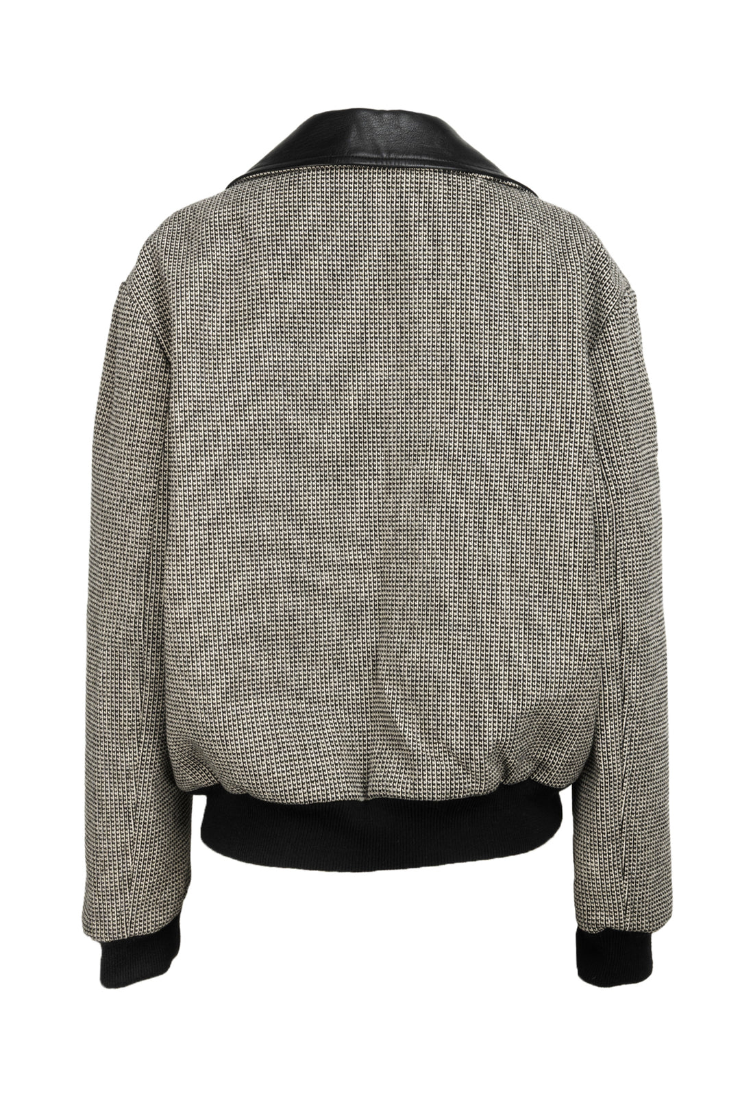 Saint Laurent Size 44 Men's 2014 Wool Tweed Bomber Jacket