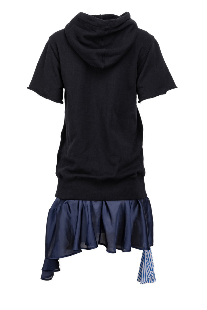 Sacai Size 1 Short Sleeve Hooded Tunic