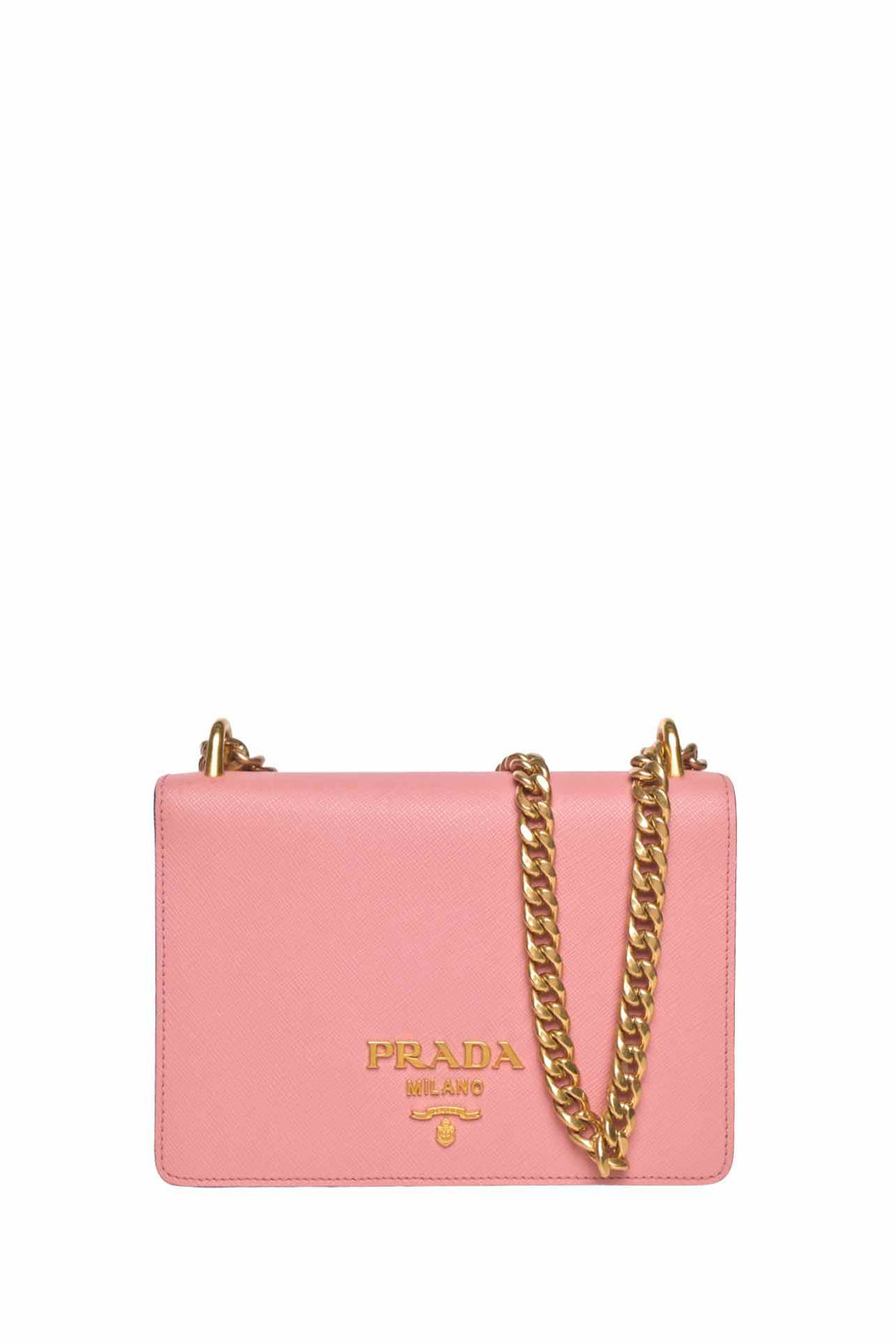 Prada Saffiano Lux Chain Shoulder Bag