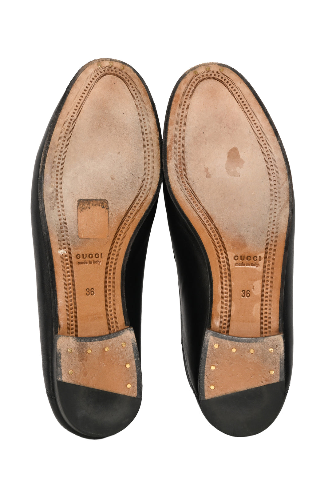 Gucci Size 36 Jordaan Horsebit Leather Loafers