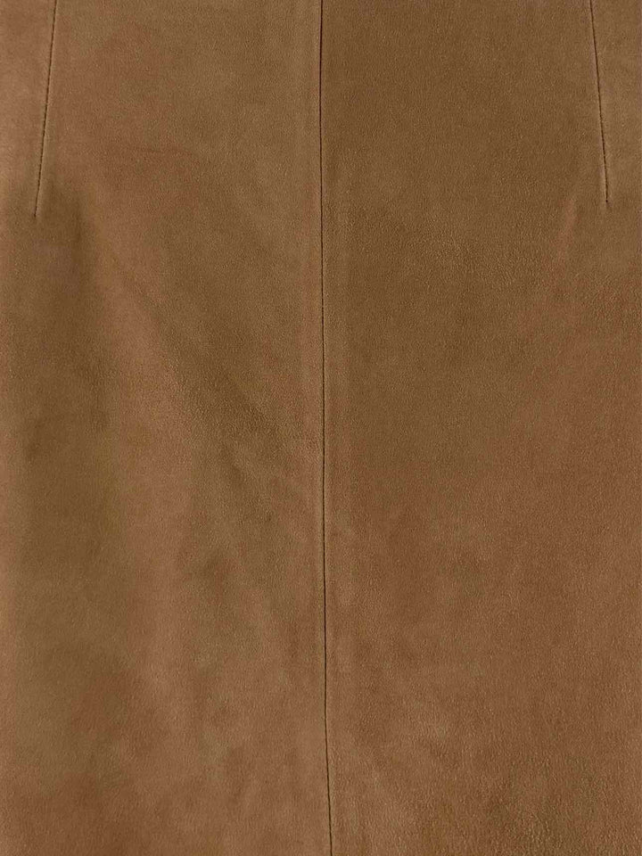 Arma Size 2  Melita Suede A-Line Midi Skirt