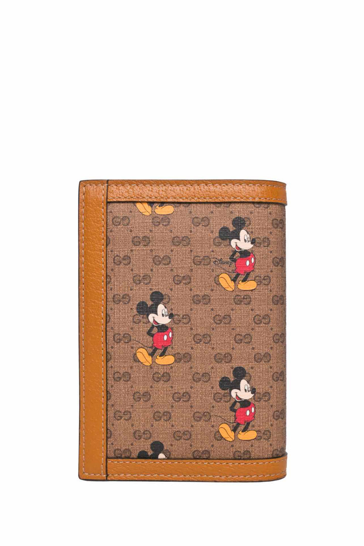 Gucci x Disney GG Monogram Mickey Passport Wallet