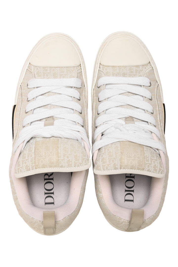 Dior Size 43 Men's Oblique Jacquard B23 Skater Low Top Sneakers