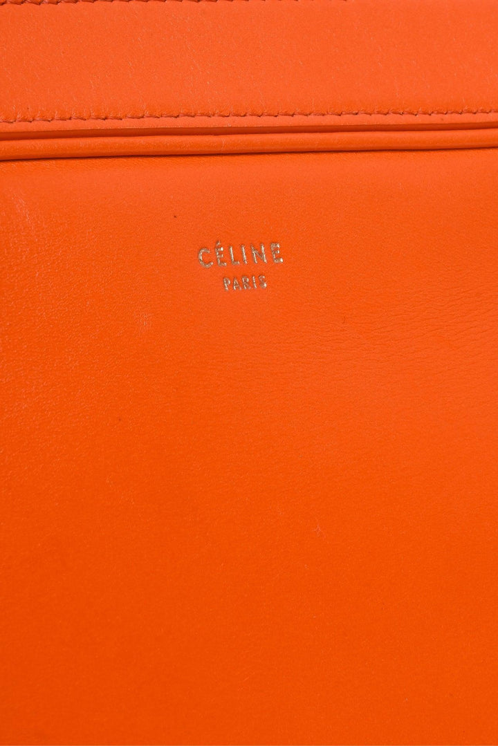 Celine 2012 Nappa Side Lock Dragonne Shoulder Bag