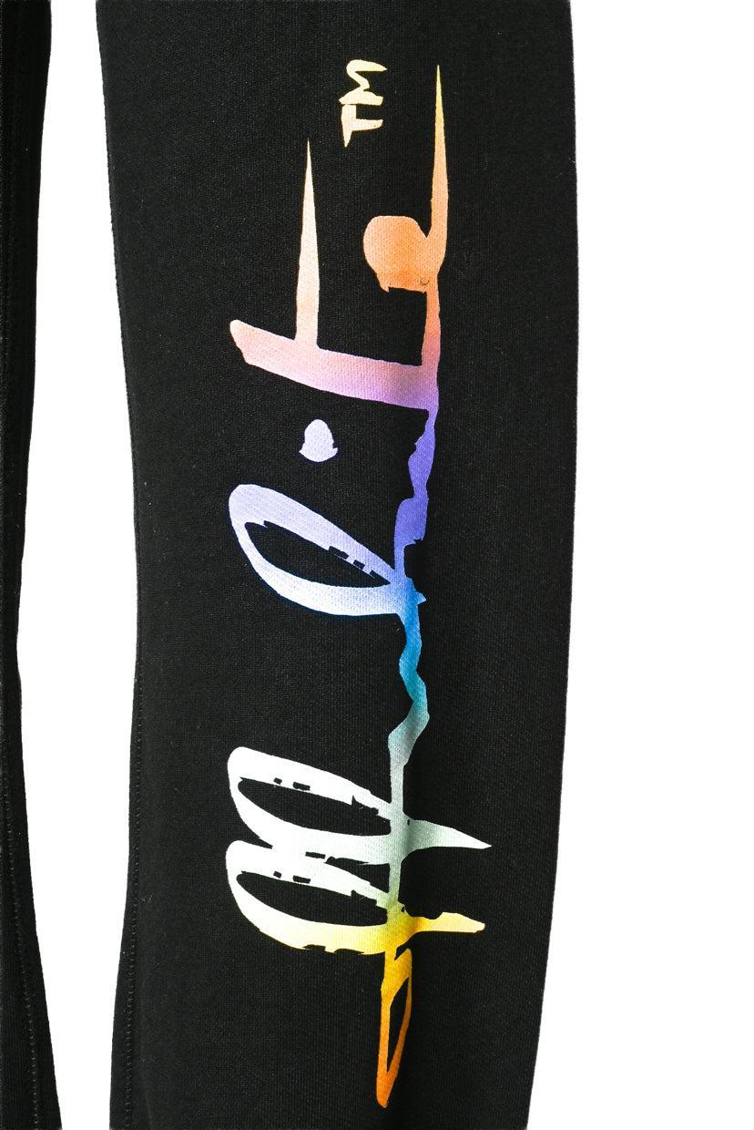 Off White Size XXS Rainbow Logo Sweatpants
