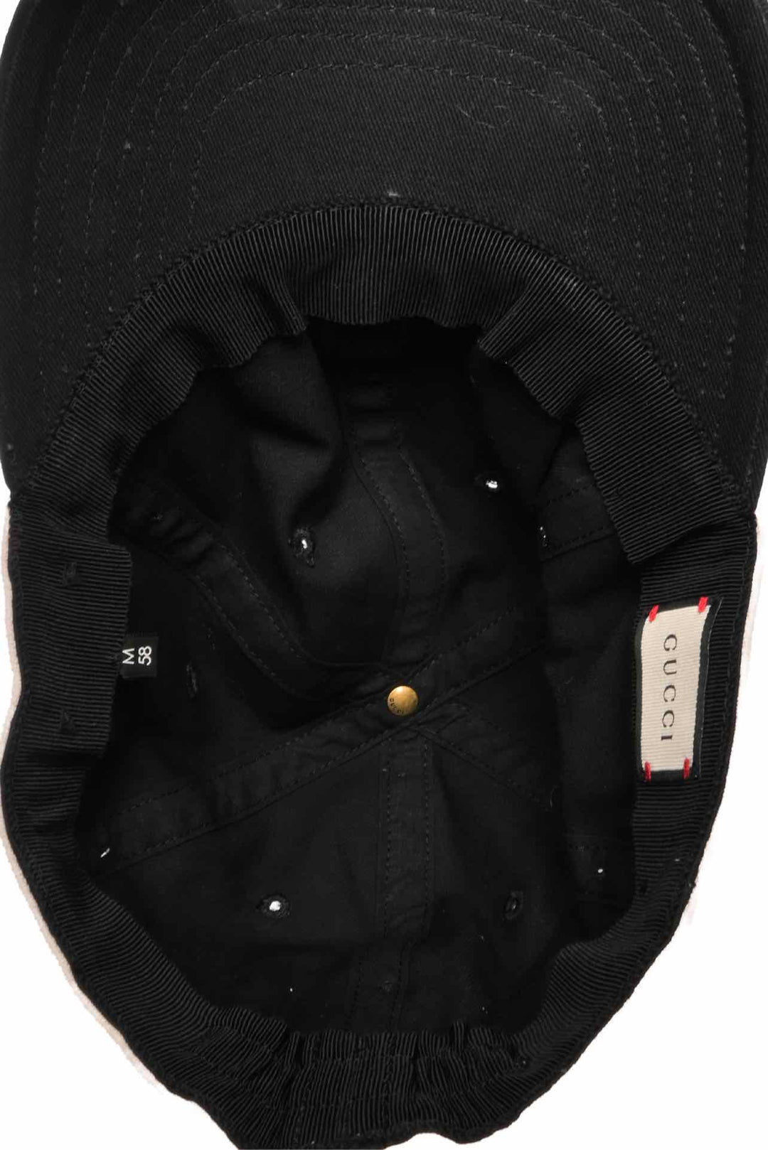 Gucci Size M Logo Print Headband Hat