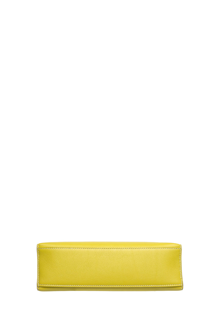 Hermes 2011 Swift Leather Kelly Pochette Clutch
