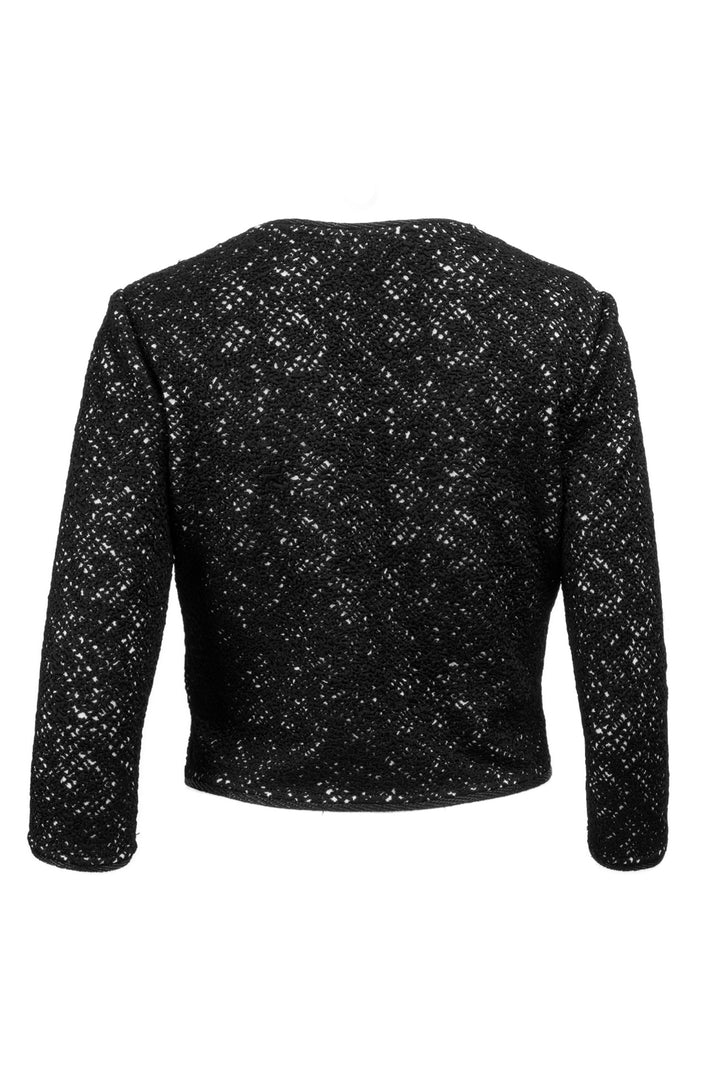 St. John Size P 3/4 Sleeve Cropped Cardigan