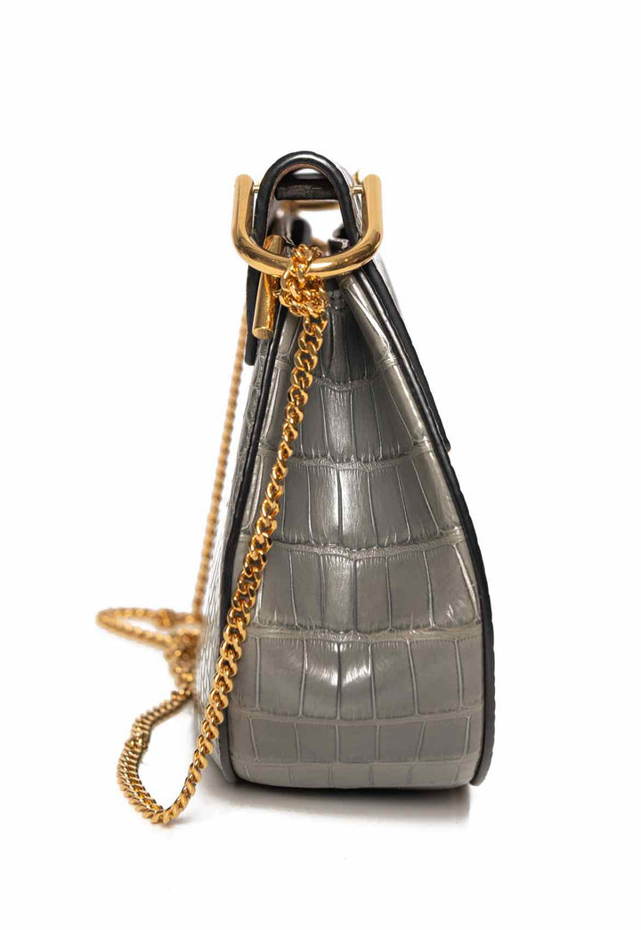 Chloe Alligator Drew Crossbody