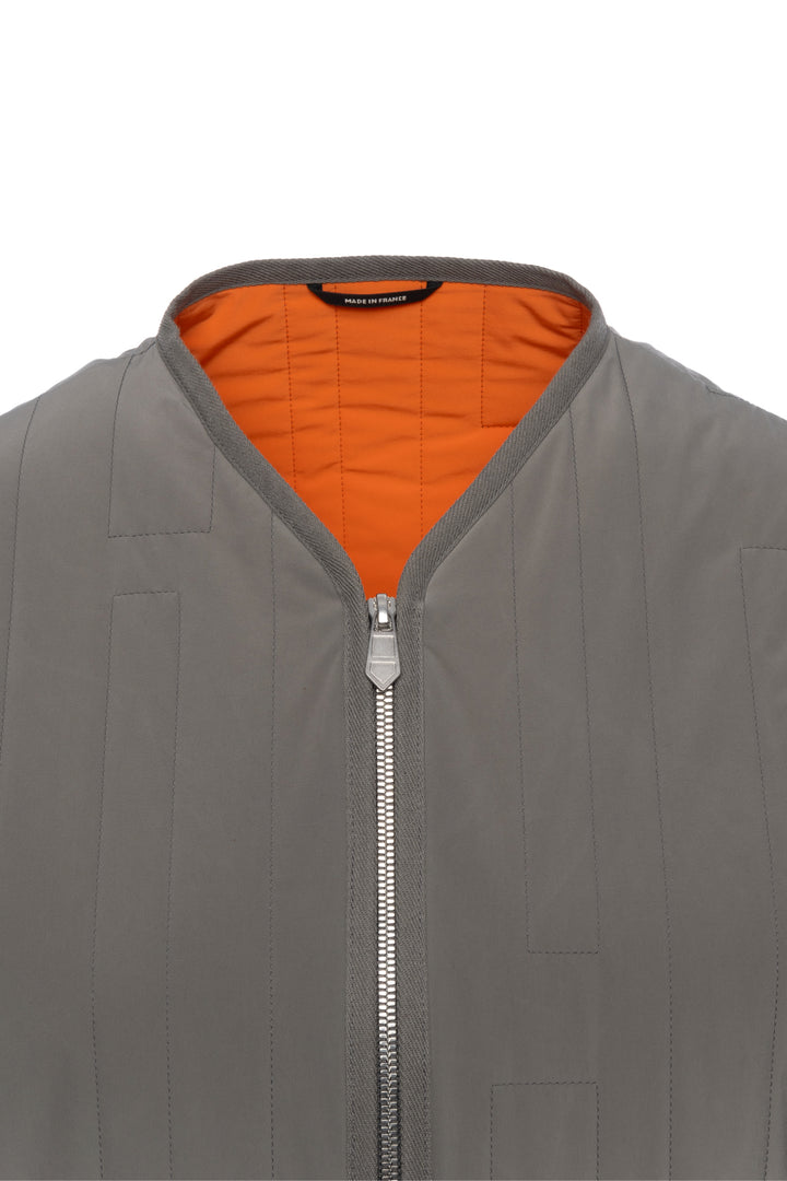 Hermes Quilted Nylon Size 48 Men's Jacket